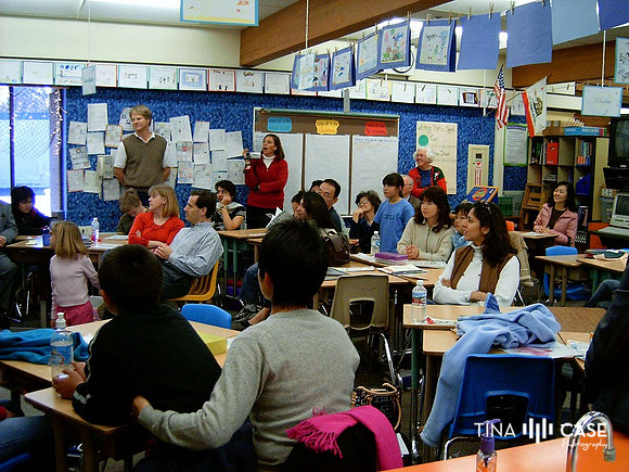Grandparent Tea 4th grade Sami